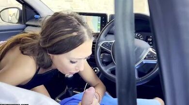 Beach Trip Ended Up Swallowing Cum In The Car _ Laura Quest