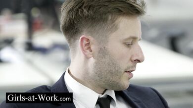 The busty coworker Ania Kinski wants anal sex