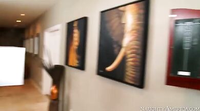 AJ Applegate Fucking In The Living Room With Her Big Ass