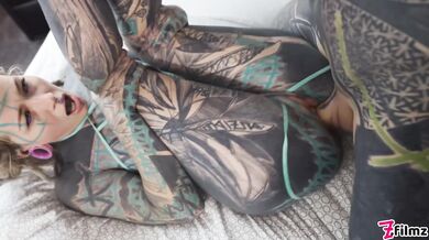 Tattoo Girl Anuskatzz Get Fucked Balls Deep In Her Ass