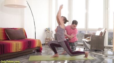 redhead mom gets fucked by yoga instructor