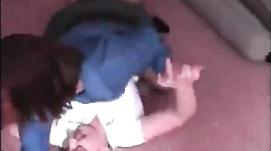 sexy playfight between two women