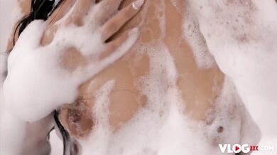 Busty Brunette Fucked By Lucky Guy