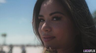 LUCIDFLIX Beautiful busty Asian Scarlett Alexis gets picked up by a stranger