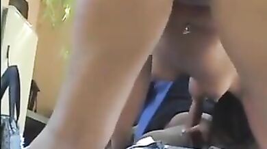 Big ass girl fucking her new lover