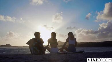 VIXEN Addie & Out Their Threesome Fantasy - Alberto Blanco