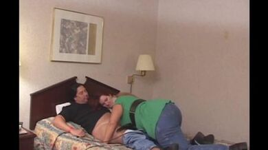 Lucky dude gets his dick sucked and fucked by two BBWs