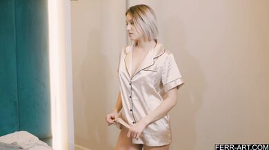 Wall Street Investor Finds Handmaiden Sleeping In His Bed Wakes Her Up To Fuck Her - Malisa Moir