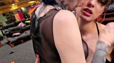 Emo girl Kati Liane having intense orgasms with her new gf