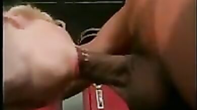 Pale Blonde Cheerleader Interracial Anal