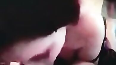 Married milf keeps wedding ring on while sucking dick and taking a messy facial