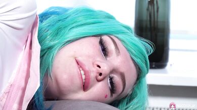 Leyla Lure Is A Horny Blue Haired Hentai Slut