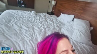 Mistress Maverick - UK Onlyfans Star Deepthroat BlowJob with B1gTheo