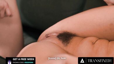 Hot Trans & BFF Have Passionate Fuck