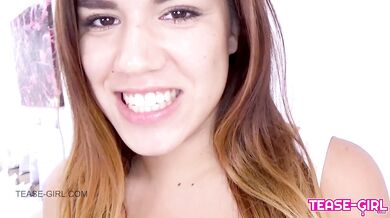 Student Teen cheerleader likes hard cocks