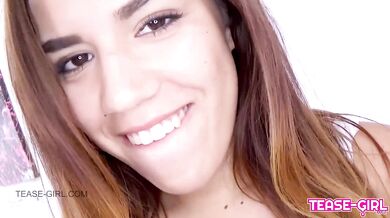 Student Teen cheerleader likes hard cocks