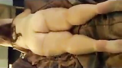 Very big saggies getting it. (Big girl)