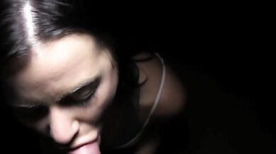 PublicAgent Pretty brunette led underground for sex with stranger