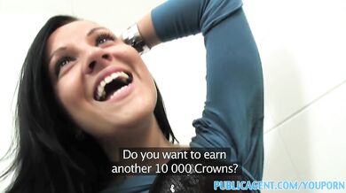 PublicAgent Sexy Claire getting fucked in restaurant toilets