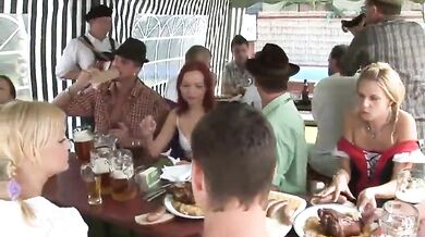 The Sexual Orgy At Oktoberfest - Red Girl