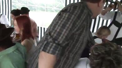 The Sexual Orgy At Oktoberfest - Red Girl