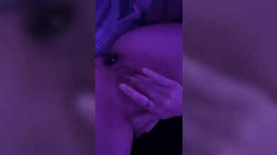 Horny girlfriend plays with pussy