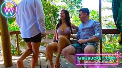 Homemade Porn by Wifebucket - Shy wife in her first threesome and she fucking loves every minute