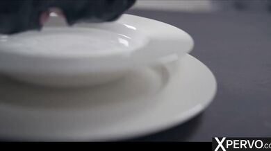 Little Caprice like to use guys to fuck them and thorat them till to the maximum