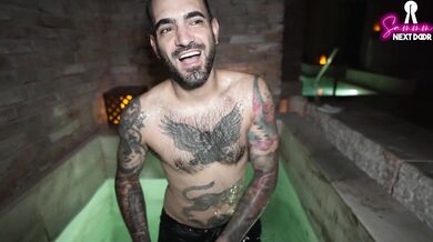 Fucking in the SPA with the risk of getting caught! - SammmNextDoor Date Night #29