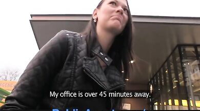 PublicAgent Gullible but beautiful brunette pussy gets pounded