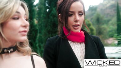 Vanna Bardot, Demi Hawks, Hazel Grace, Penny Barber Hot Lesbian Scene