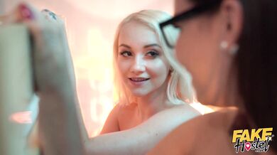 Fake Hostel (full Scene) two Euro teens go on a trip with their dominant American teacher and learn how to be his subs