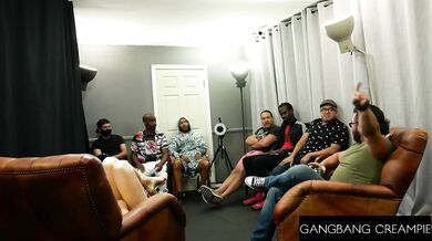 Chloe C Gets Gangbanged Hard