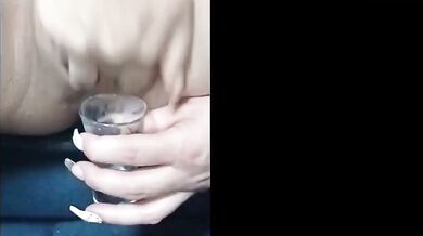 Amateur sexy blonde big tits masturbates squirts and drinks her fluids, sexy blonde in mesh hot slut