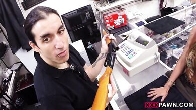 Crazy Bitch Brought In A Gun, She Still Got Fucked - XXX Pawn