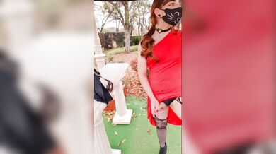 Fun in the public park/restroom!