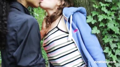 Ersties - Hot Lesbian Friends Have Sex In a Public Place