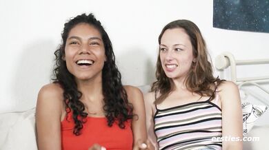 Ersties - Hot Lesbian Friends Have Sex In a Public Place