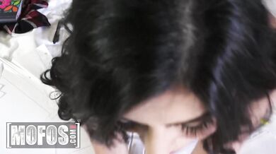 MOFOS - Audrey Royal Decides To Help Her Man With His Anatomy Test By Giving Him A Sloppy Deepthroat