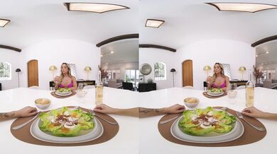 Dining With A Hot Blonde