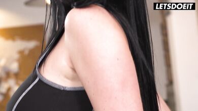 Sapphire Astrea Gets Her Tight Twat Rammed Good by Black Cock - LETSDOEIT