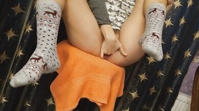 Five SQUIRT ORGASMS in just 2 minutes on Bar Chair # Vaginal G-spot Stimulation