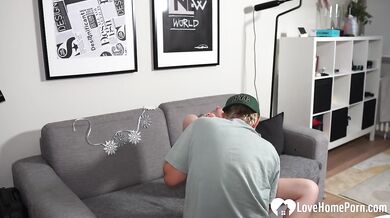 Since I did not buy her a gift, I gave her my hard cock.