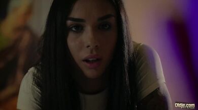 Trophy wife incredible sex with old husband she gets mouth full of cum