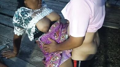 Big Tits Asian Outdoor 3