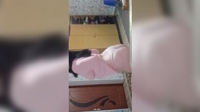 Passionate caresses in privacy.