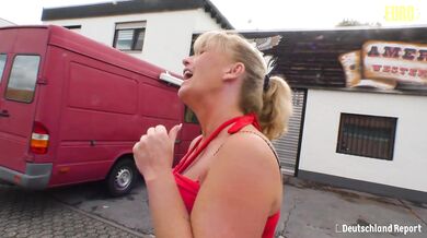 Deutschland Report - Gorgeous Granny Cunt Fucks A Horny Guy - AmateurEuro