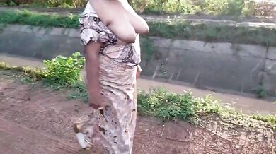 Big Tits Asian Outdoor 4