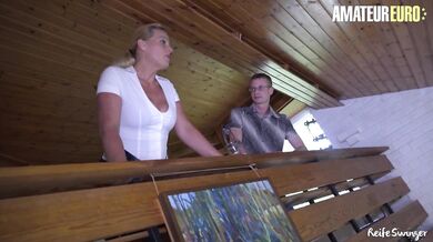 ReifeSwinger - Big Booty German Mature Steamy Pussy Fuck With Her Neighbor