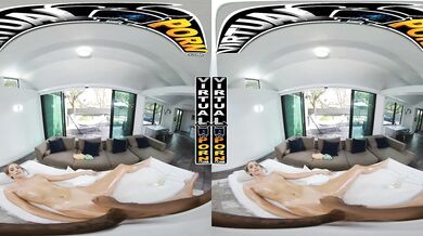 VIRTUAL PORN - Khloe Kapri Gets Out Of Control With Jay's Sensual Massage & Begs For His Dick